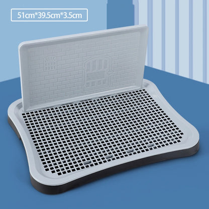 Collapsible Portable Pets Dogs Training Potty Tray Park Corner Pee Pad Toilet Litter Box for Indoor