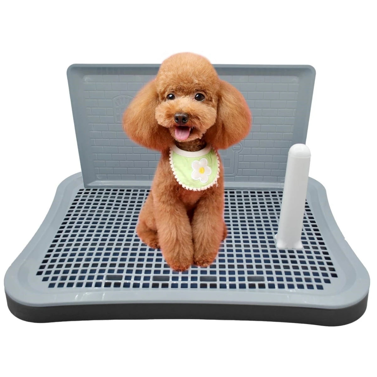 Collapsible Portable Pets Dogs Training Potty Tray Park Corner Pee Pad Toilet Litter Box for Indoor