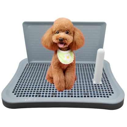 Collapsible Portable Pets Dogs Training Potty Tray Park Corner Pee Pad Toilet Litter Box for Indoor