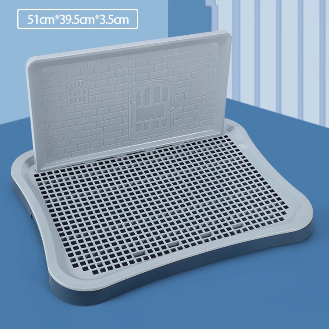 Collapsible Portable Pets Dogs Training Potty Tray Park Corner Pee Pad Toilet Litter Box for Indoor