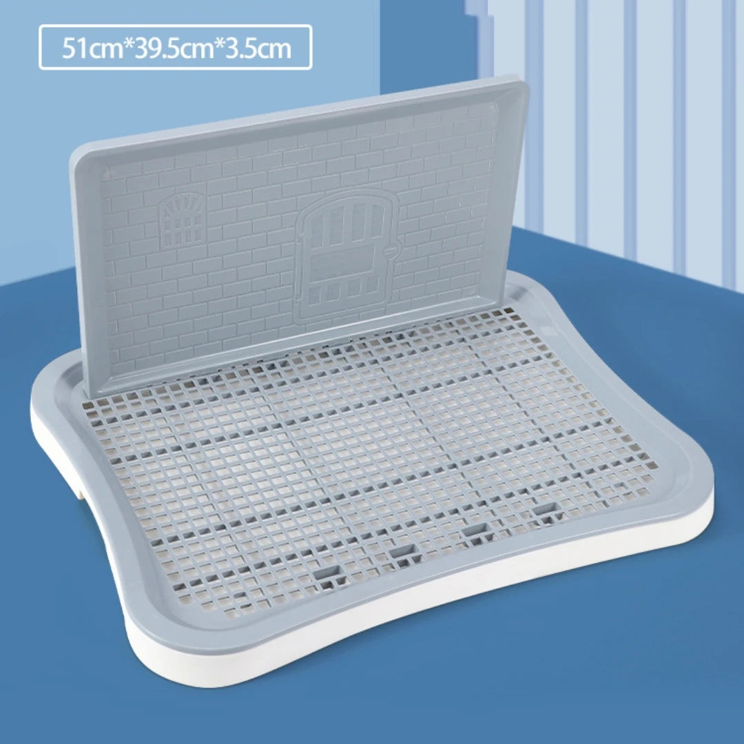 Collapsible Portable Pets Dogs Training Potty Tray Park Corner Pee Pad Toilet Litter Box for Indoor