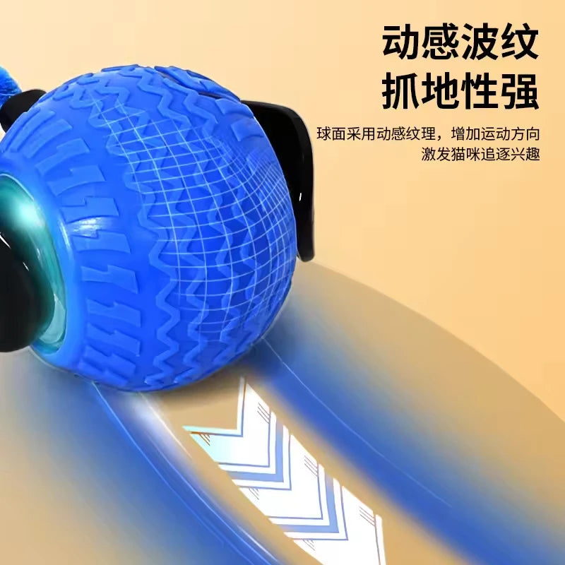 Electronic Pet Bounce Ball Interactive Cat Ball Toy Pet Game Automatic Bouncing Vibrate Rolling Dog Toy Interactive Cat Toys