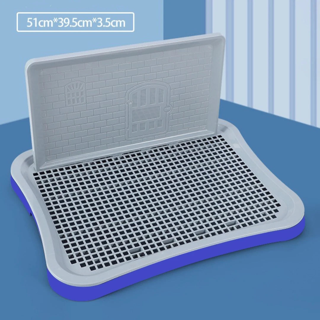 Collapsible Portable Pets Dogs Training Potty Tray Park Corner Pee Pad Toilet Litter Box for Indoor