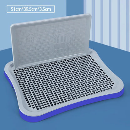 Collapsible Portable Pets Dogs Training Potty Tray Park Corner Pee Pad Toilet Litter Box for Indoor